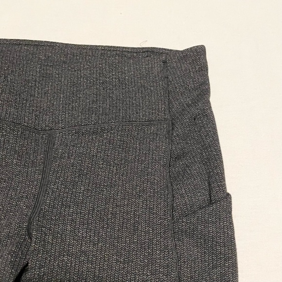 Lululemon Speed Up Tight Power Luxtreme Knit Black Heathered Black Size 4 - Picture 4 of 16